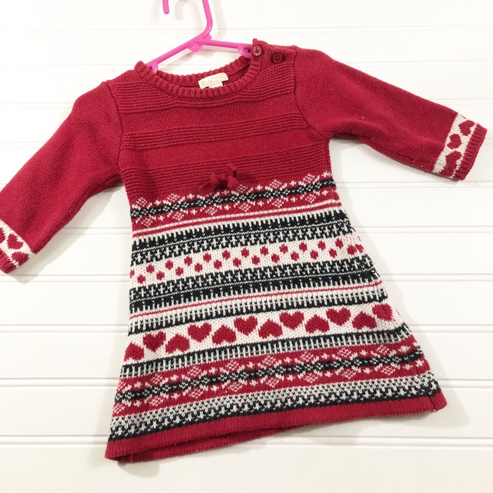 Children’s place red sweater dress